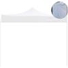 Divina Garden Telo laterale 3x2mt bianco impermeabile ricambio per gazebo richiudibile MARKET-PRO