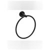 Metaform Porta asciugamani ad anello modello CLASS BLACK Metaform