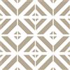 Divina Home Piastrelle in LTV PVC autoadesive da pavimento parete Set 22 pz 2 mt2 30x30 effetto maiolica Creta