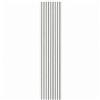Divina Home Pannello decorativo in PVC a listelli effetto doghe in legno Set 10 pz 120x30 Rivestimento murale Bianco