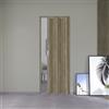 Forte Porta a Soffietto da Interno in PVC Rovere Cognac Scuro 83x214 cm mod. Maya