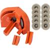 CLZothique Set di affilatrici per punte da trapano, affilatrice ad alta precisione con 10 dischi di rettifica in diamante e 3 strumenti ausiliari per trapani elettrici, kit di affilatura per (Arancia)