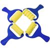 NIDONE Set di rulli di vernice, spugna di vernice set di rulli in schiuma spazzole di pittura spugne rulli per i pittori manganere kit rullo piccolo per bambini forniture artistiche fai -da -te 4pcs