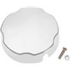 SING F LTD Manopola di controllo per vasca da bagno pop up manopola rotante per scarico vasca da bagno troppopieno accessori 75 mm x 23 mm, diametro foro 10 mm