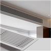 Generic Griglia di ventilazione regolabile per aria condizionata centralizzata, struttura in plastica ABS per la ventilazione del soggiorno e del garage