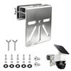 mongtsamz Telecamere Esterno Supporto,Accessori Fotografia Multifunzionale,Videocamera Sorveglianza Acciaio Inossidabile 304,per Grondaie Esterne,Adatto a Grondaie con Spessore Fino a 2.3 cm, 1 Pezzo