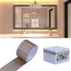FEILAYS Nastro adesivo effetto legno, autoadesivo in PVC, decorazione da parete, rimovibile, per cucina, bagno, porte, adesivo, carta da parati, 5 cm x 10 m