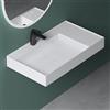Mai & Mai Lavabo Bagno Sospeso in Minerale Fuso 80x46x12cm, Colossum630