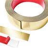Yunlaishaocer 10 m x 4 cm di Nastri Metallici Decorativi Autoadesivi, Lamiere di Acciaio Inox per Pareti, Listelli in Stucco per Pareti, Scolapiatti e Incollaggi in Acciaio Inox per Camino, Cornici per Specchi