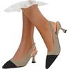 Vhersily Donna 2026 Scarpe Eleganti Decollete con Tacco Medio a Gattino e Punta Morbida e Calda Respirante per Festa Cerimonia Eventi Matrimonio Sera Lavoro Ufficio Occasioni Formali e Tempo Libero