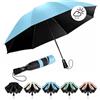 Chakipee Ombrello Pieghevole Pioggia Antivento UV da Viaggio - Ombrelli inverso Portatile per donna Automatico Apri Chiudi, Rivestimento in 210T Apertura 106 cm 8 Stecche