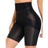 UMIPUBO Guaina Contenitiva Donna Pancia Piatta Mutande Snellente Intimo Contenitive Vita Alta Traspirante Elastico Intimo Modellante Controllo Post Parto Pantaloncini (Nero, M)