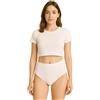 LADY·C Guainetta Slip Modellante Donna Pancia Piatta a Taglio Vivo Invisibile (IT, Testo, XS, Regular, Regular, Bianco)