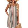 Elusorsun Copricostume Donna Mare Vestiti da Spiaggia Estivi Bikini Cover Up | Tasche, Vestito da Spiaggia senza Maniche, Camicia con Motivo Traforato, Tunica da Poncho, Beachwear Arieggiata, Vacanze