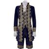 SPORTARC Costume da uomo in stile vittoriano, classico Tudor Rococò, per occasioni speciali