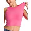 THE GYM PEOPLE Crop Top Sportivo Senza Maniche Yoga Senza Imbottitura