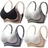 Generisch Reggiseno push-up senza ferretto, reggiseno rinforzato con effetto lift, reggiseno anti-agging comfort reggiseno senza cuciture Plus Size reggiseno con ferretto completo