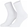 Star-Socks Calzini medici (10 paia) 100% cotone I donna I uomo, bianco, 39-42