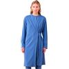Noidinotte; more than pyjamas Noidinotte - Vestaglia donna micropile soft-touch articolo unito. - 42 Azzurro