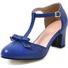 Vhersily Donna Classico con Cinturino a T Chiuse Davanti Sandali Brogue Scarpe da Sera Cerimonia Festa Cocktail Sexydonna Hot Curvy Eleganti e Formale Costume Tradizionale Oktoberfest