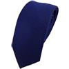 TigerTie - cravatta stretta di seta - blu scuro a pois - Cravatta in seta