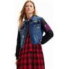 Desigual CHAQ_BUDDY, 5008 DENIM DARK, giacca Da donna, Blue, L