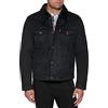 Levi's Faux Leather Sherpa Lined Trucker Jacket (Regular And Big And Tall Sizes) Giacca in Ecopelle Uomo (Pacco da 1)