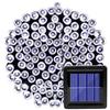ansu 100/200pcs LED stringa luce solare giardino esterno festa di Natale lampada decorativa albero fatato (blu, 100 LED/12m)