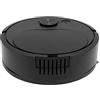 Brrnoo Robot Aspirapolvere, Robot Aspirapolvere, Robot Spazzante Intelligente, Ricarica USB ABS, Evitamento Automatico, Pulisci Efficientemente Tappeti e Pavimenti in Legno (Black)