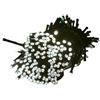 Ansu 100/200 pezzi di luci a LED a energia solare, per giardino, esterni, Natale, feste, decorazioni per alberi (Bianco, 100 LED/12 m)