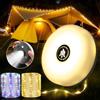 PlayDen Adjustable LED string lights up to 10 meters, rechargeable and waterproof camping lighting with 8 lighting modes - ideal for outdoor, garden and indoor areas