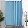 Furlinic Tenda Doccia Antimuffa Tessuto in Poliestere Grande Tende Doccia Impermeabile Lavabile Azzurro Tenda Vasca da Bagno con 12 Ganci 200x200cm.