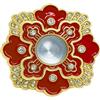 RZRHMUHN Scatola per reliquie ortodosse, tradizionalmente realizzata a mano con dettagli squisiti, adatta per collezioni e cerimonie religiose (L-rosso bianco)