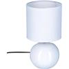 ATMOSPHERA CREATEUR D'INTERIEUR Lampada a sfera in ceramica bianca H25