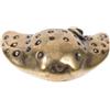 Artibetter Statua Vintage in Ottone a Forma di Pesce Raz Design Antico e Artigianato Invecchiato Intricata, Decorazione per Acquario e Arredamento da Tavolo per Interni