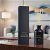 Domya Diffusore di fragranza al gelsomino da 250 ml - Elegante deodorante per ambienti per casa e ufficio con bastoncini di legno - Aroma fresco e duraturo, bottiglia di vetro nero riutilizzabile - Ideale c
