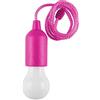 Junerain Lampadina a LED con cavo di tiraggio, lampadina a LED colorata a forma di lampadina a LED a batteria, luce notturna portatile for feste, matrimoni, festival, campeggio, cameretta dei bambini