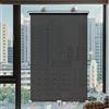 LLXNQ026 50x150cm Tenda a rullo per finestre con ventose Tenda oscurante termica Nero Senza Foratura,blocco raggi UV,Tende Avvolgibile Parasole,Persiane Temporanea per ufficio e casa