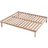 Baldiflex - Rete Matrimoniale Ortopedica Fissa con regolatori, Telaio e doghe in Legno Naturale di faggio, 180x200 cm