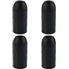 Enwye Set di 4 portalampade a Vite E14 con Filettatura M10×1, Supporto per Lampada espositiva, Tensione Massima 250 V, Potenza 80 W (Nero)