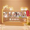 witfox Lampada Spotify Personalizzata Con Foto - Idee Regalo Festa Della Mamma Personalizzato, Regali per Mamma, Lampade con Cornice Fotografica Acrilico - Regalo da Parte Figli e Figlie