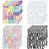 Rainway Adesivi a forma di lettere, 12 fogli, con lettere adesive in vinile, resistenti alle intemperie, adesivi fai da te per scrapbooking, cassetta postale, cartelli