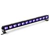 Beamz BUVW123 LED Bar - Striscia LED con Luce Nera/Bianco Caldo, 40 W, 12 x LED 2in1 da 3W UV/WW, Plug & Play, Riflettori Parabolici, Senza Ventola e Silenzioso, Nero