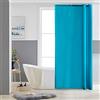 Furlinic Tende Doccia Anti-Muffa Tessuto in Poliestere, Alzavola Tende Doccia Angolare Impermeabile &Lavabile,Tenda Vasca da Bagno con 6 Ganci Tenda doccia 90x180cm.