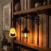 CliffofLove Lampione da biblioteca, illuminazione decorativa per scaffali di libri, lampada da lettura per amanti dei libri, antica lampada LED con fantasmi, lampada da angolo per lo studio, per la lettura