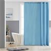 Furlinic Tende Doccia Anti-Muffa Tessuto in Poliestere, Azzurro Tende Doccia Angolare Impermeabile &Lavabile,Tenda Vasca da Bagno con 10 Ganci Tenda doccia-150x180cm.