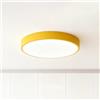 HBBursts Plafoniere A LED Sottili, 3 Temperature Di Colore, Pannello Luminoso Impermeabile Da Incasso For Soggiorno, Cucina, Camera Letto, Corridoio, Bagno, Cabina Armadio(Yellow,50cm/20in)