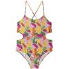 Pepe Jeans Maxi Fruit C.o. Swimsuit Costume da, Rosa (Fucsia Intenso), 14 Anni Bambine e Ragazze