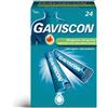 Gaviscon 500+267mg / 10ml Sospensione Orale Menta - 24 Bustine Monodose - Rapido Sollievo da Bruciore di Stomaco e Indigestione