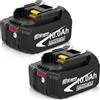 Amoresbat 2X 10.0Ah Ricambio per Makita Batteria 18V per BL1860B BL1850B BL1850 BL1860 BL1845 BL1840 e LXT-400